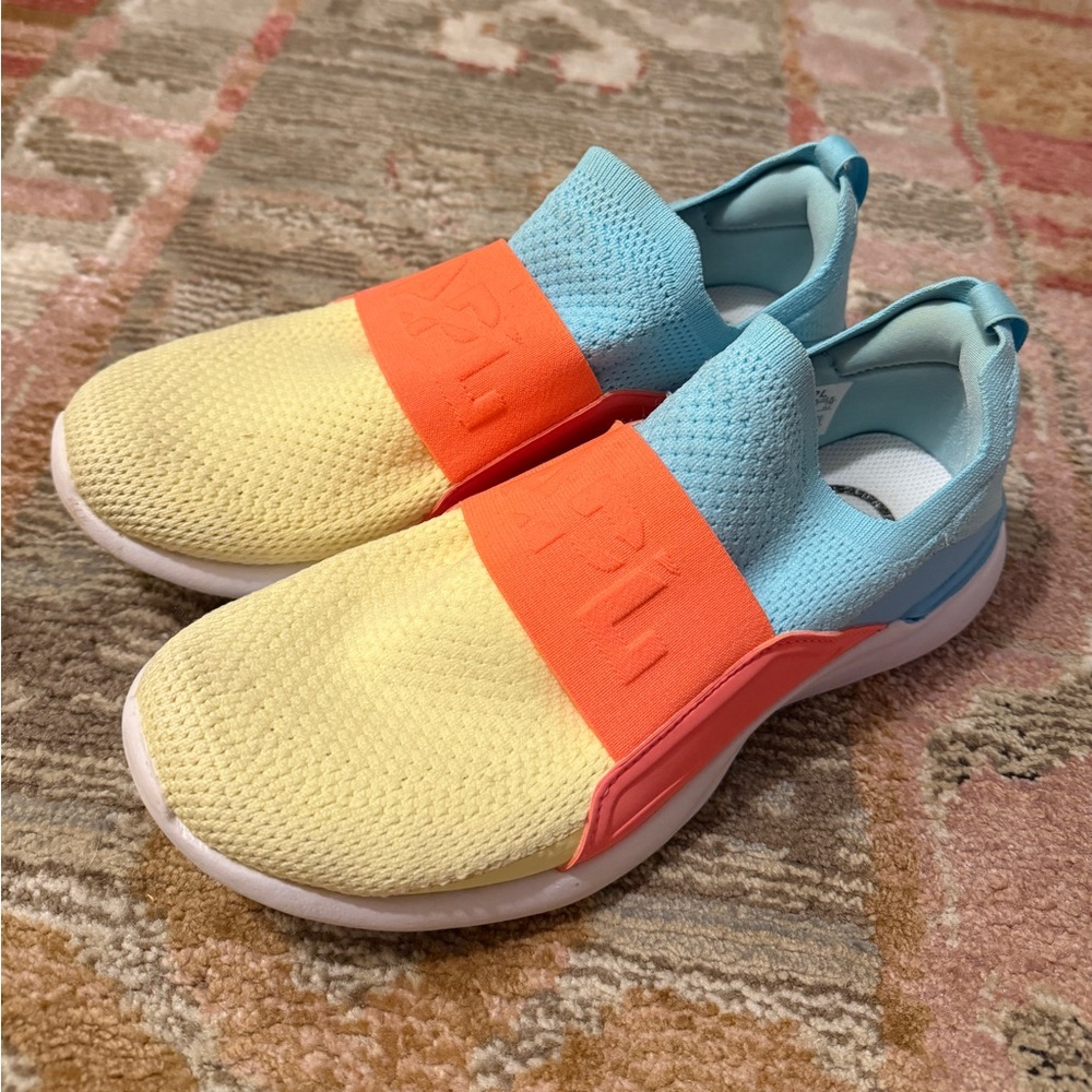 APL  Sneakers in Yellow, Blue, and Orange